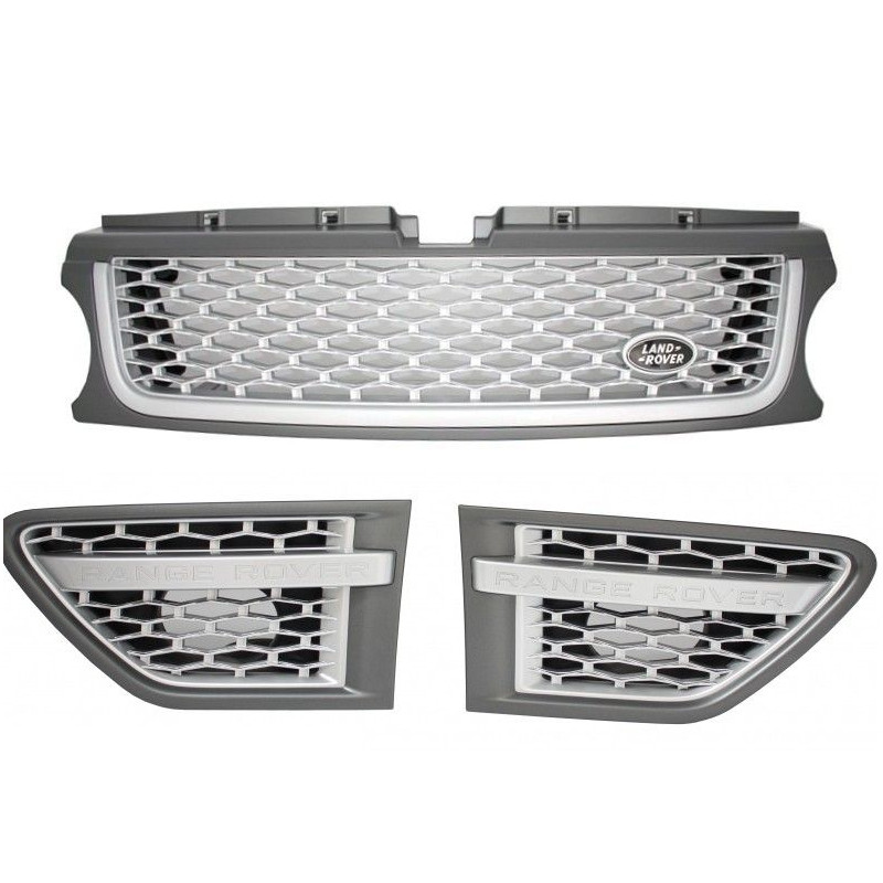 Kühlergrillpaket „Autobiography Silver Look“ für Range Rover Sport 2010-2013