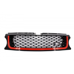 Pack Calandre Look Autobiography noir rouge pour Range Rover Sport 2010-2013