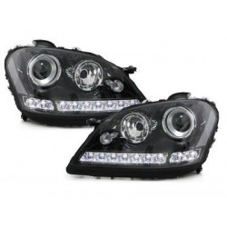 Farol preto para Mercedes ML W164