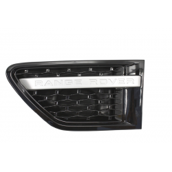Grelhas laterais pretas com inscrição RANGE ROVER para Range Sport 10-13