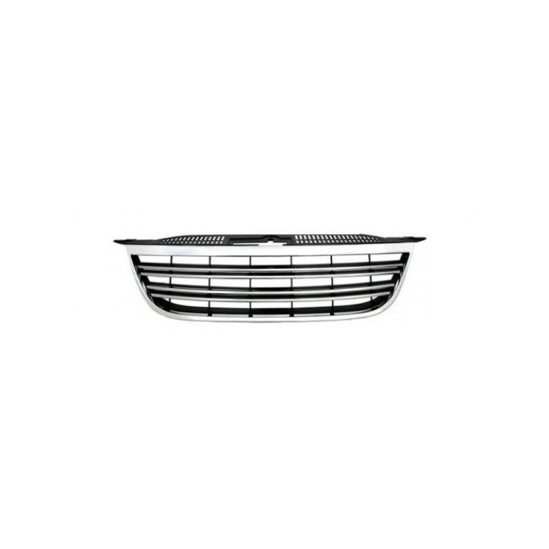 Chroom en zwarte grille voor Volkswagen TIGUAN 07-11