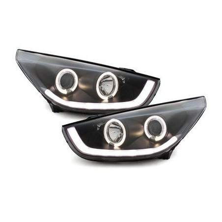 Faro anteriore nero per hyundai IX35 2009 + Faro anteriore nero per hyundai IX35 2009 +