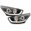 Faro anteriore nero per hyundai IX35 2009 +