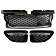 Pacchetto griglia cromata nera per Range Rover Sport 2005-2009 Autobiography Look