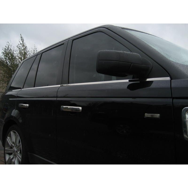 Couvre Caoutchouc de vitre Chrome pour Range Rover Sport