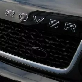 Lettrage 3D Noir / Chrome pour Range Rover Sport