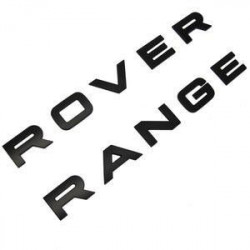 3D Black Mate Lettering para Range Rover Sport