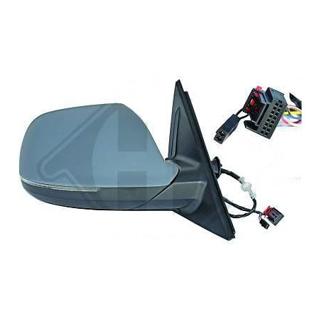 Specchietto retrovisore sinistro riscaldato elettricamente + side-assist Audi Q5 dal 2008 Specchietto retrovisore sinistro riscaldato elettricamente + side-assist Audi Q5 dal 2008