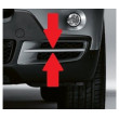 Griglia paraurti anteriore destra per BMW X5 E70 07-10