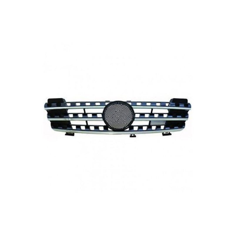 Grade cromada preta para Mercedes ML W164 05-11