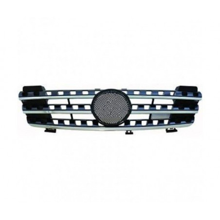 Griglia cromata nera per Mercedes ML W164 05-11 Griglia cromata nera per Mercedes ML W164 05-11