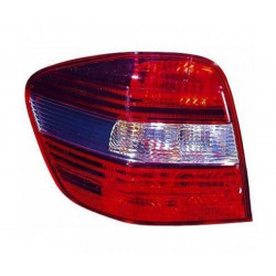 Luz traseira esquerda vermelha preta para Mercedes ML W164 05-08