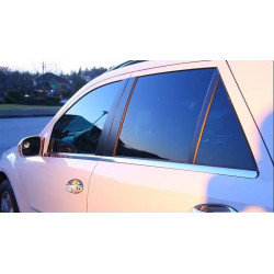 Barras de janela de aço cromado para Mercedes ML W164