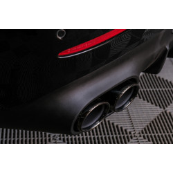 Look 53 AMG Diffusor mit schwarzem Auspuff für Mercedes CLS C257