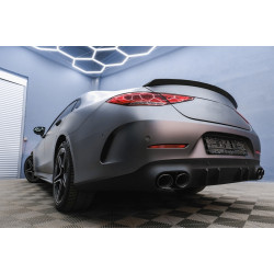 Look 53 AMG Diffusor mit schwarzem Auspuff für Mercedes CLS C257