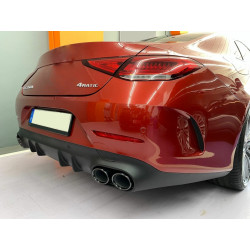Difusor Look 53 AMG con escape negro para Mercedes CLS C257