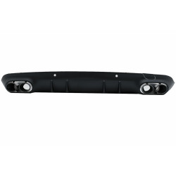 Look 53 AMG Diffuser met zwarte uitlaat voor Mercedes CLS C257