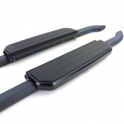 Marchepieds Latéraux en Aluminium Noir pour Land Rover Defender L663 90 (2019+)