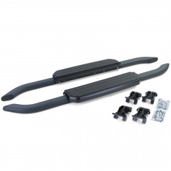 Marchepieds Latéraux en Aluminium Noir pour Land Rover Defender L663 90 (2019+)