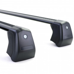 Barres de Toit en Aluminium Noir pour Land Rover Defender 90 L663