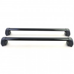 Black Aluminum Roof Bars for Land Rover Defender 90 L663
