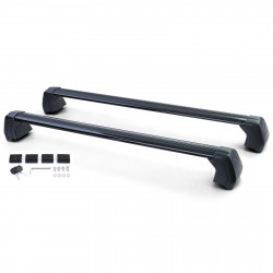 Black Aluminum Roof Bars for Land Rover Defender 90 L663