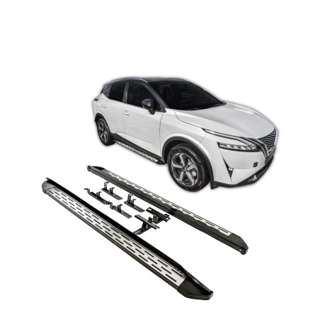Aluminium Zijvoetvoeters voor NISSAN QASHQAI J12 (vanaf 2021)