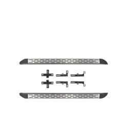 Aluminium-Seitenfußzeilen für Nissan Qashqai J12 (ab 2021)