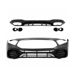 Bumper dianteiro + Difusor traseiro Olhar A45 S AMG -...