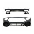 Front bumper + rear diffuser LOOK A45 S AMG - Mercedes A class a W177 (2018-2023)