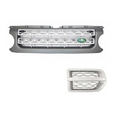 Grijs Zilver Grille Pack voor Discovery 3 Grijs Zilver Grille Pack voor Discovery 3