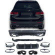 AMG look 45 zwarte uitgangen voor Mercedes GLB X247