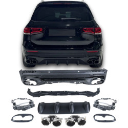 Salidas cromadas AMG 45 para Mercedes GLB