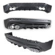 AMG 45 look diffuser chromed outputs for Mercedes GLB