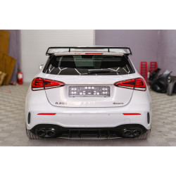 DIFFUSOR + AUSPUFF LOOK A45 FÜR MERCEDES A-KLASSE W177
