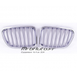 Grades dianteiras cinza cromadas para BMW X1 E84 2009+