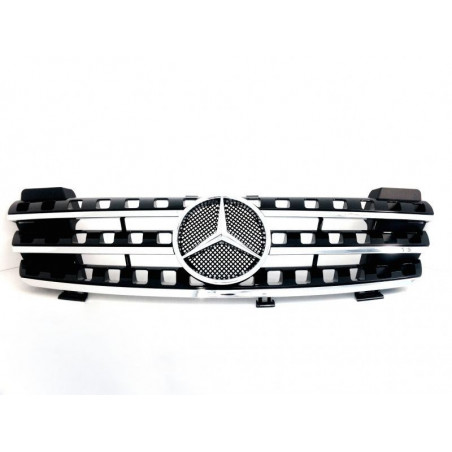 Schwarzer Kühlergrill für Mercedes ML W164 AMG Look Schwarzer Kühlergrill für Mercedes ML W164 AMG Look