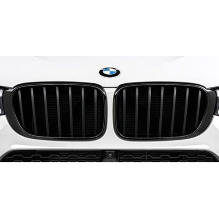 Mattschwarze Kühlergrills für BMW X4 F26 M Performance