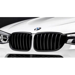 Mattschwarze Kühlergrills für BMW X4 F26 M Performance