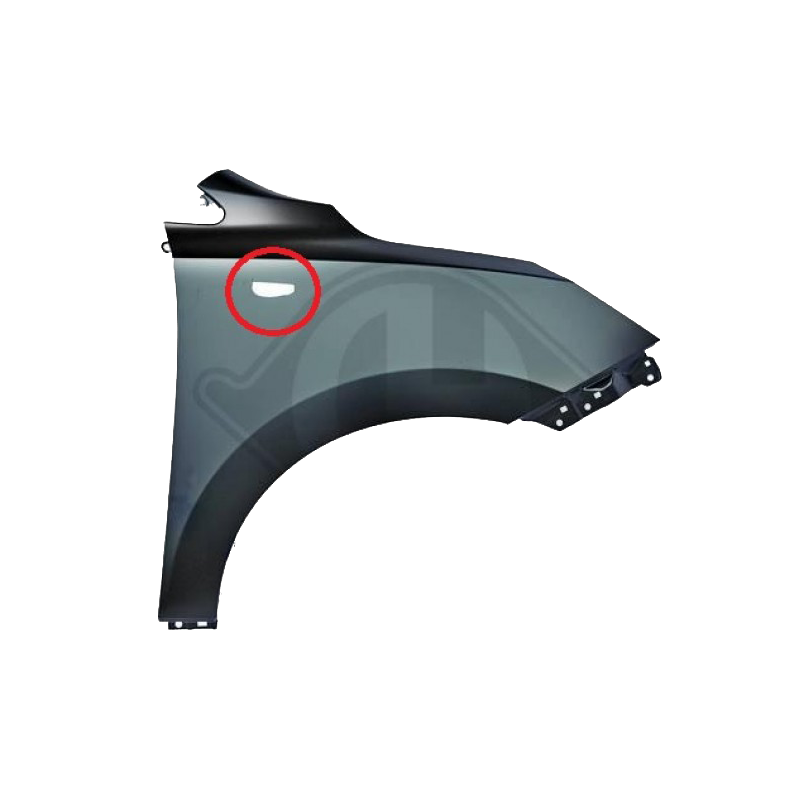 Ala direita frontal piscando buraco para Hyundai ix35 2010