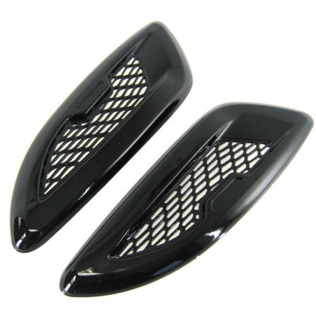 Schwarze Blindlufteinlässe für die Motorhaube des Range Rover Evoque