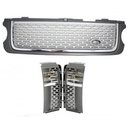 Calandra de Prata para Range Rover Vogue L322 2010-2012 Autobiografia
