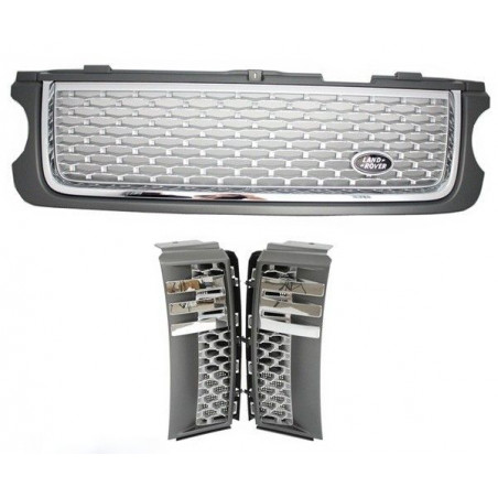Calandre Silver pour Range Rover Vogue L322 2010-2012 Autobiography Calandre Silver pour Range Rover Vogue L322 2010-2012 Autobiography