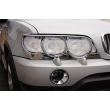 Protezioni per fari cromate per BMW X5 E53 Protezioni per fari cromate per BMW X5 E53