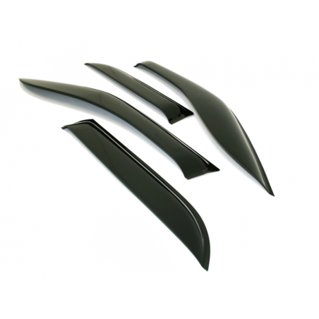 Deflectores de viento negros para BMW X5 E70 Deflectores de viento negros para BMW X5 E70