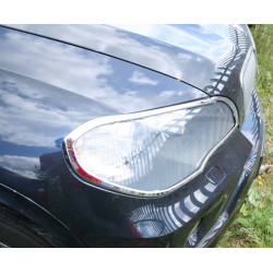 Protector de faros cromado para BMW X5 E70