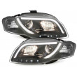 Coppia di fari a LED + barra luminosa per Audi A4 2004-2007