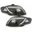 Paar LED-Scheinwerfer + Lichtleiste für Audi A4 2004-2007