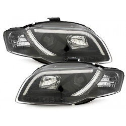 Paar LED-Scheinwerfer + Lichtleiste für Audi A4 2004-2007