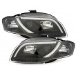 Coppia di fari a LED + barra luminosa per Audi A4 2004-2007